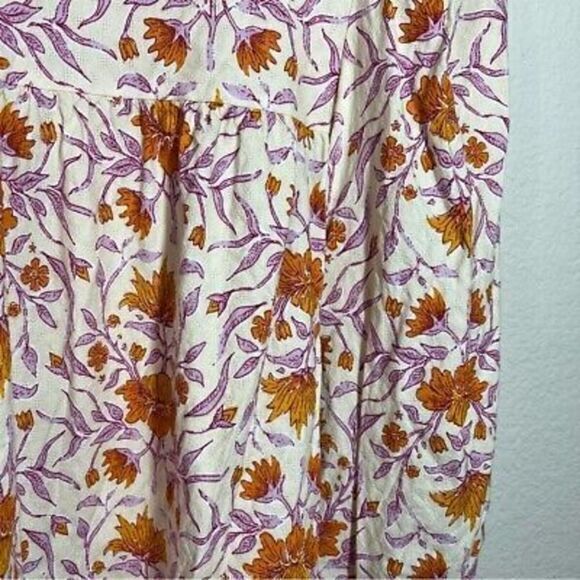 Universal Thread womens floral long‎ sleeve blouse size medium - Picture 4 of 6